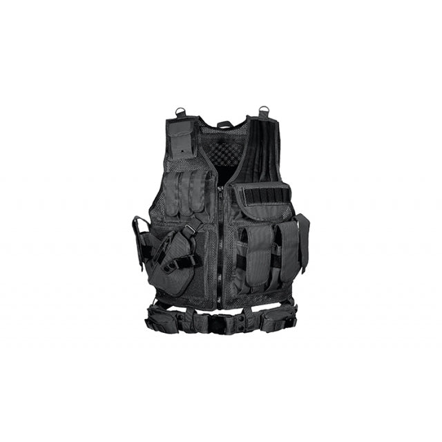 Leapers Utg 547 Tactical Vest, Left Handed, Black