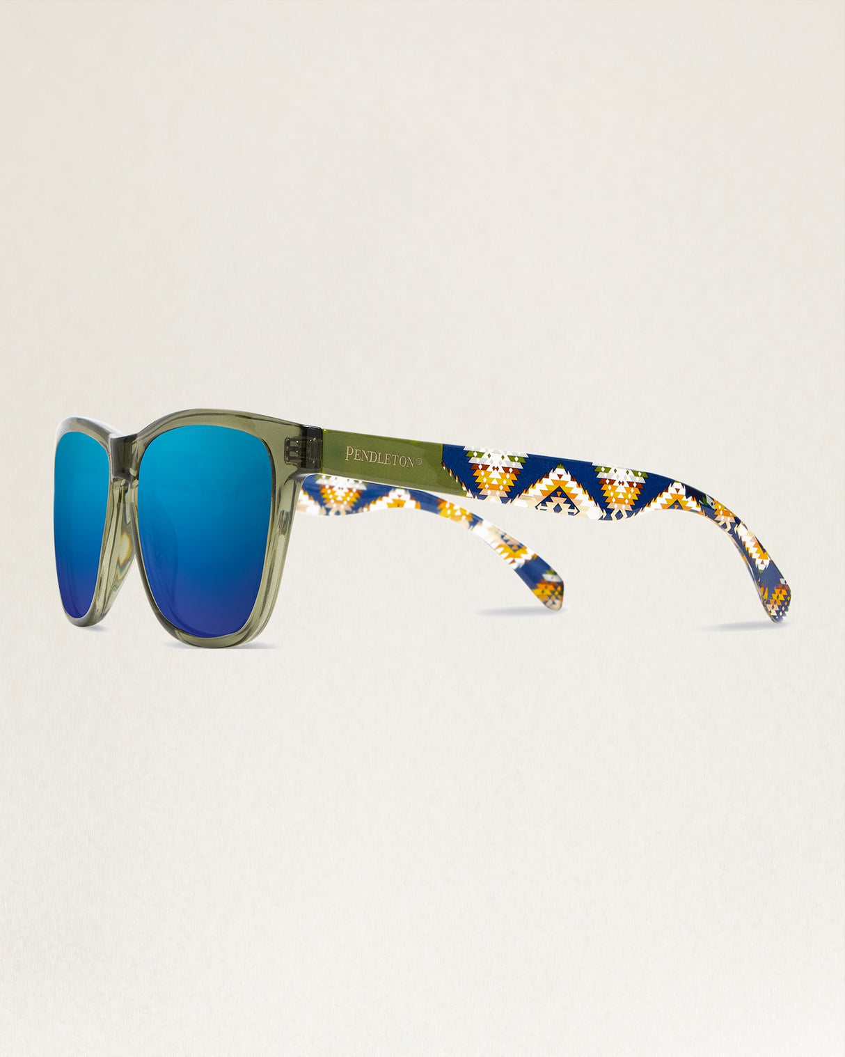 Shwood X Pendleton Kegon Polarized Sunglasses Emerald navy/trail