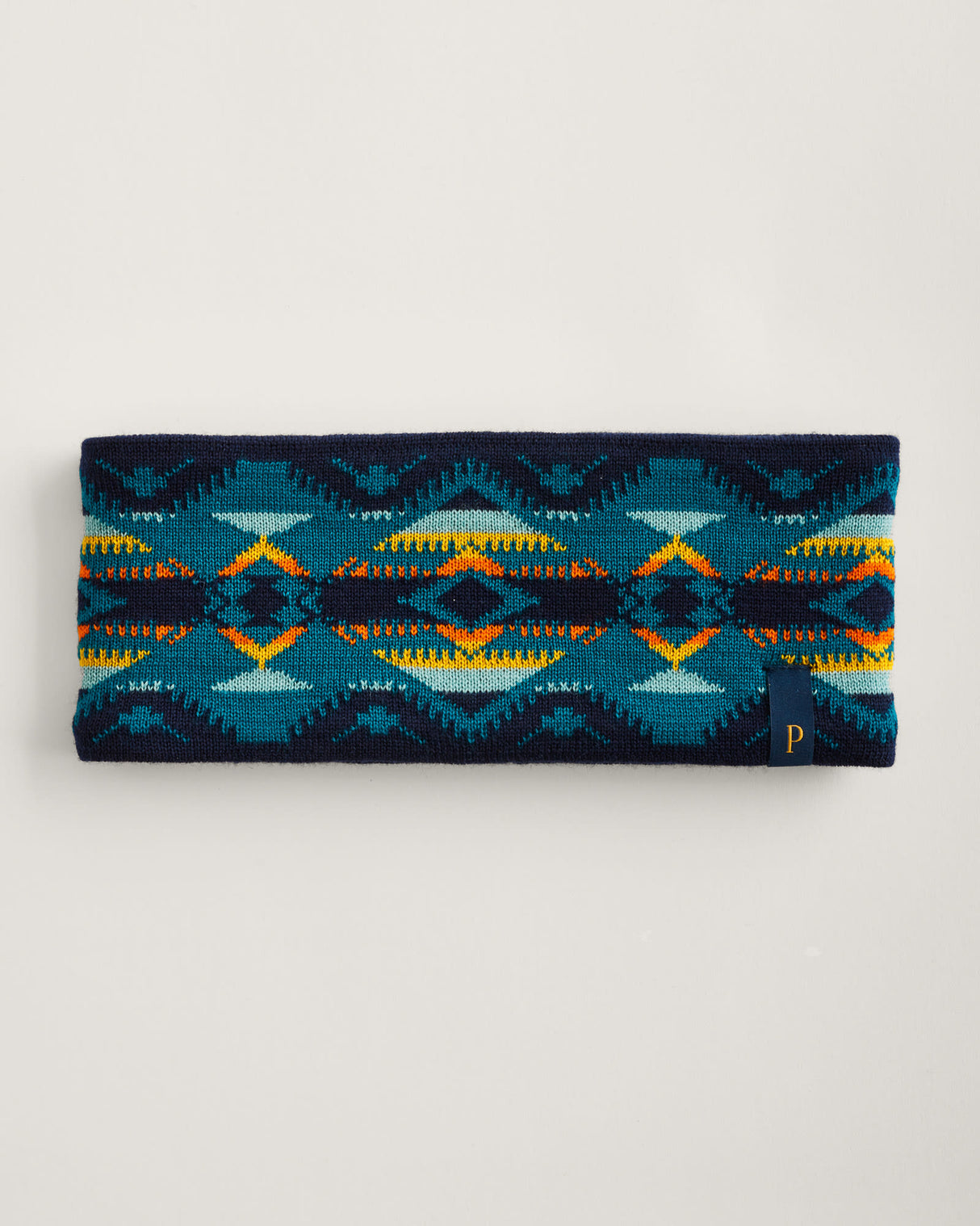 Pendleton Fleece-lined Merino Headband Nehalem aqua