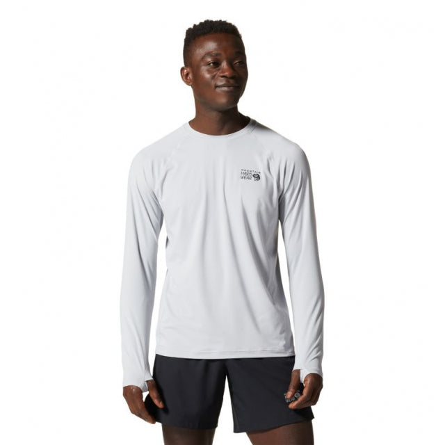 Mountain Hardwear Men's Crater Lake Long Sleeve Crew Glacial