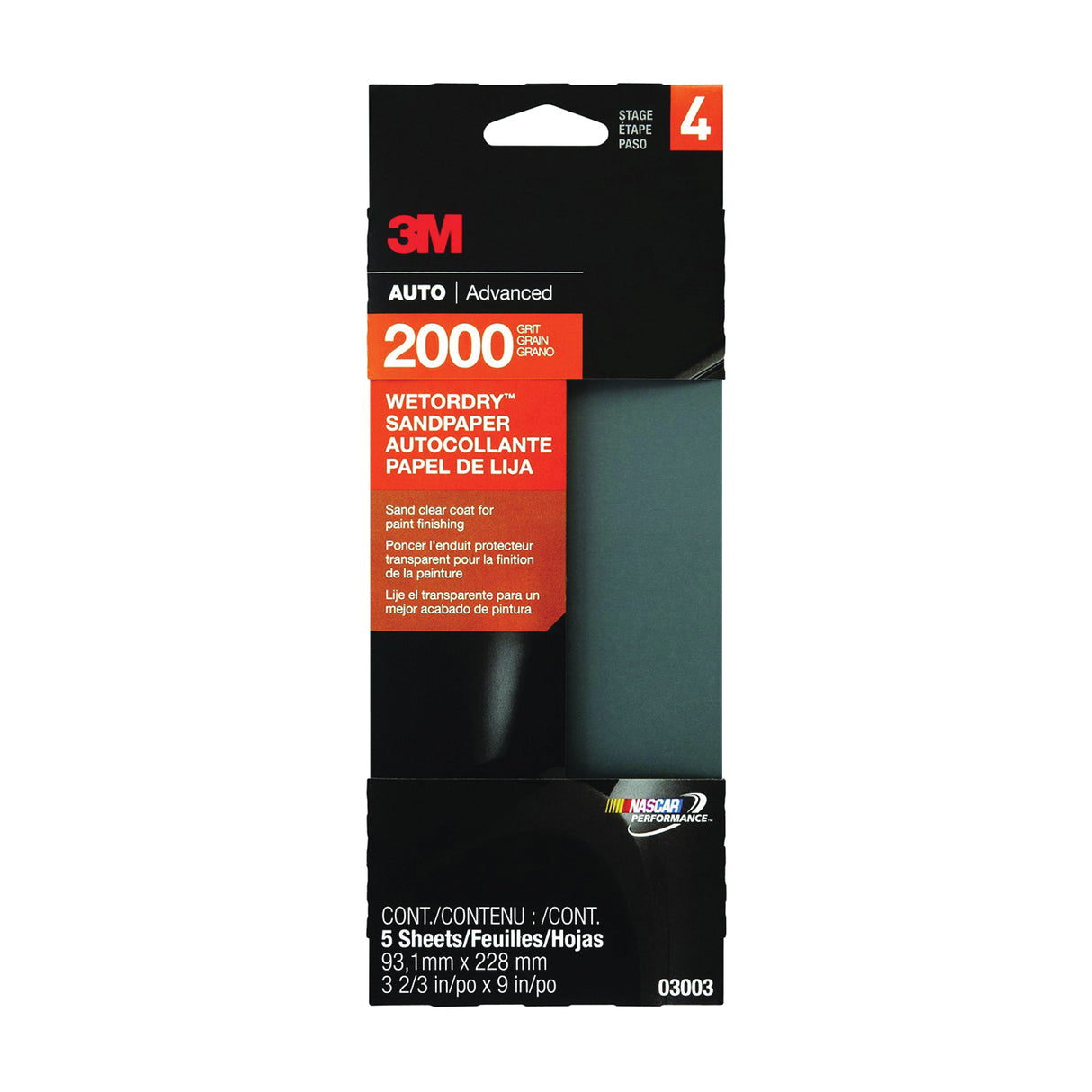 Bondo Automotive Sandpaper 2000G