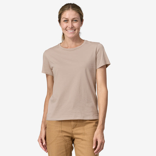 Patagonia Women's Regenerative Organic Certified Cotton Tee Shroom Taupe