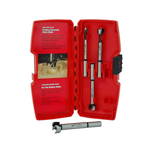 Milwaukee 4pc Forstner Bit Set