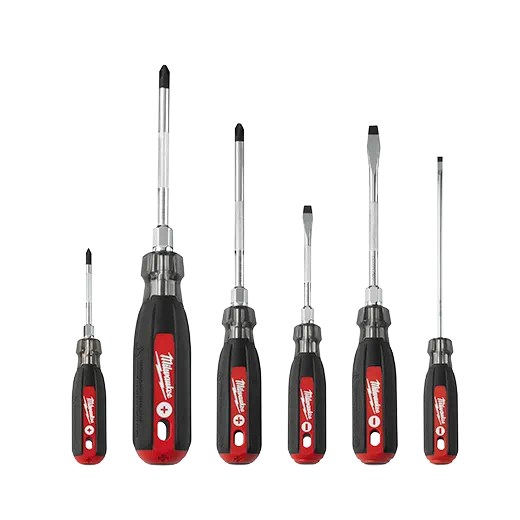 Milwaukee Cushion Grip Screwdriver Kit - 6 Pc