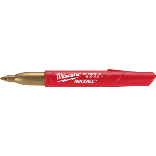 Milwaukee Inkzall Fine Point Metallic Marker - Gold 2 Pack