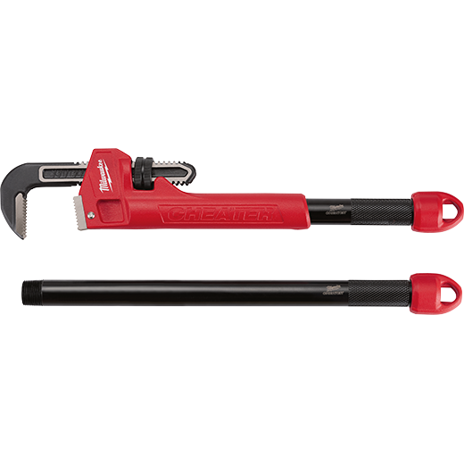Milwaukee Cheater Steel Adaptable Pipe Wrench
