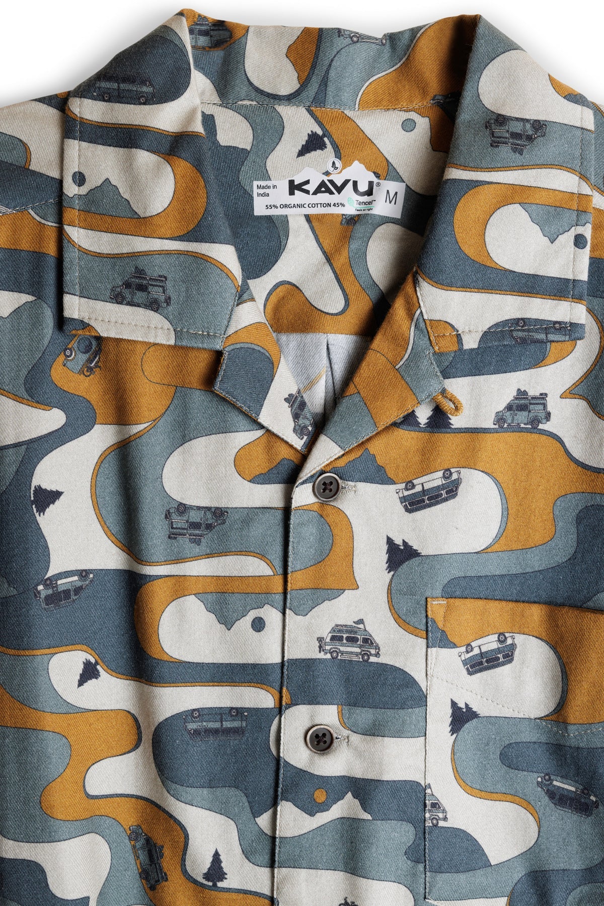 Kavu Mens Bainbridge Short-sleeve Dream Van Glen