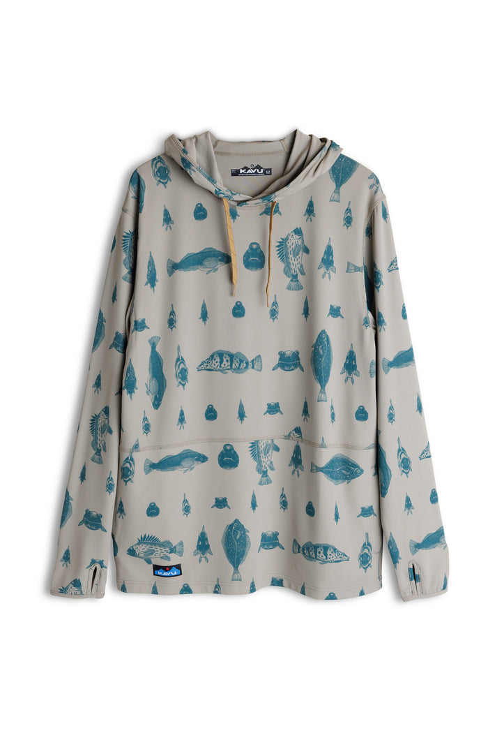 Kavu Men`s Sol Hoodie Fish The Line