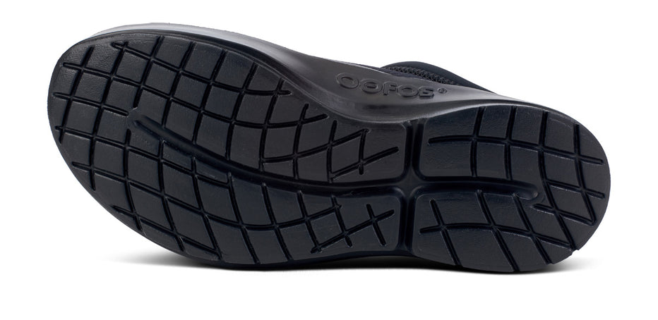 Oofos Men's OOcoozie Sport Mule - Black Black