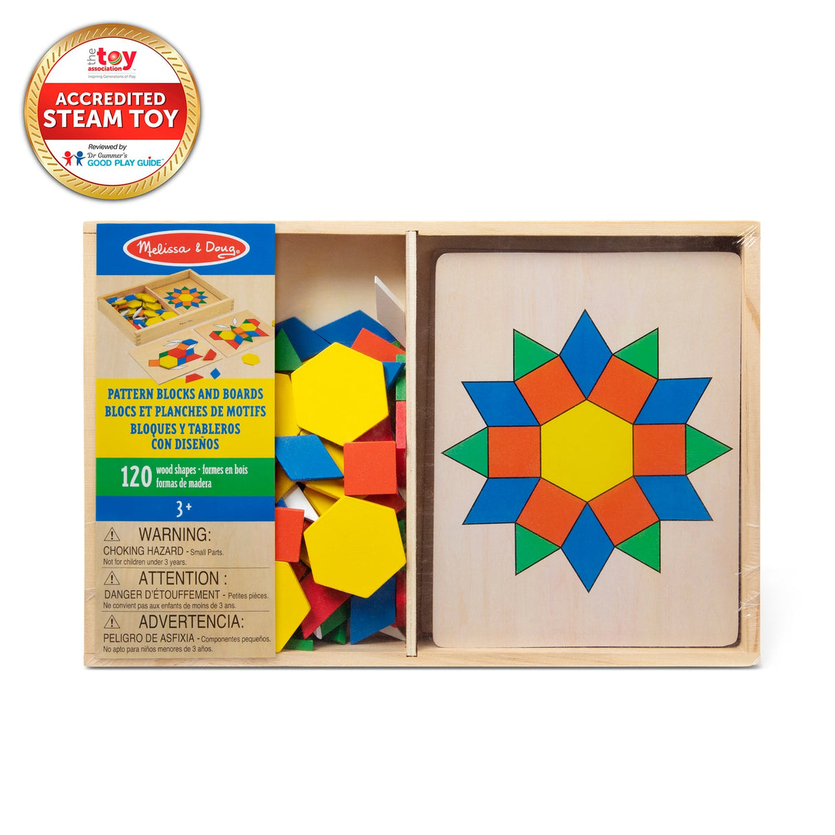 Melissa & Doug Pattern Blocks And Boards