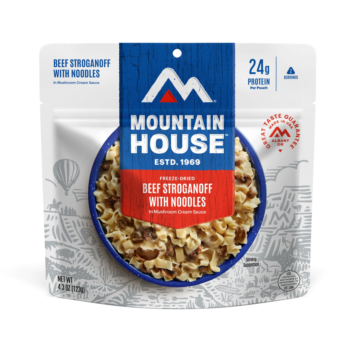 Mountain House Beef Stroganoff Freeze Dry Beef stroganoff