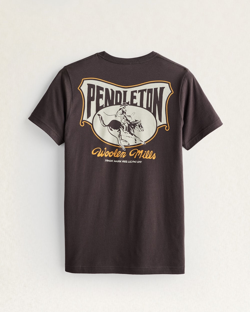 Pendleton Men's Heritage Rodeo Rider Graphic Tee Brn crm