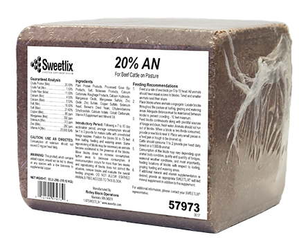 Hubbard Feeds Sweetlix 20% All In One Pressed Multispecies