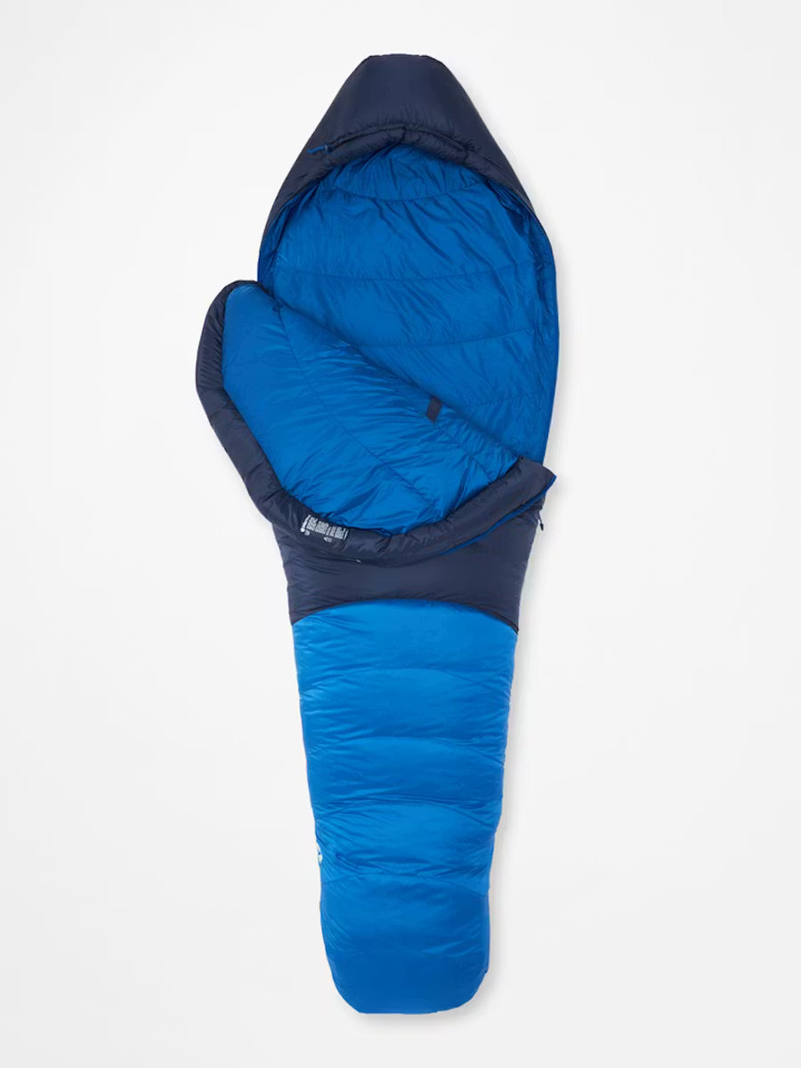 Marmot Helium 15 Sleeping Bag, Arctic Navy, Dark Azure/long
