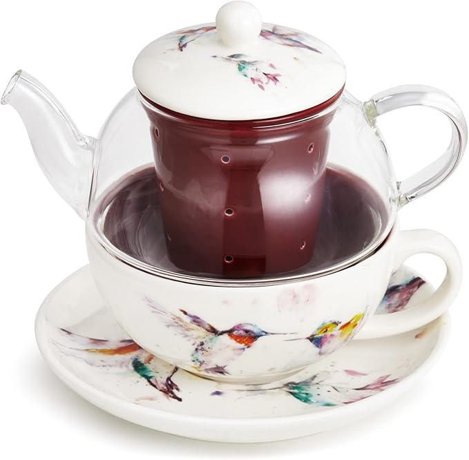 Dean Crouser Hummingbird Tea Pot Set