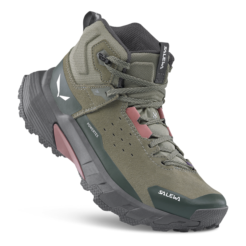 Salewa Boots Pedroc 2 Leather Mid Powertex Womens Fded grn/drk olive