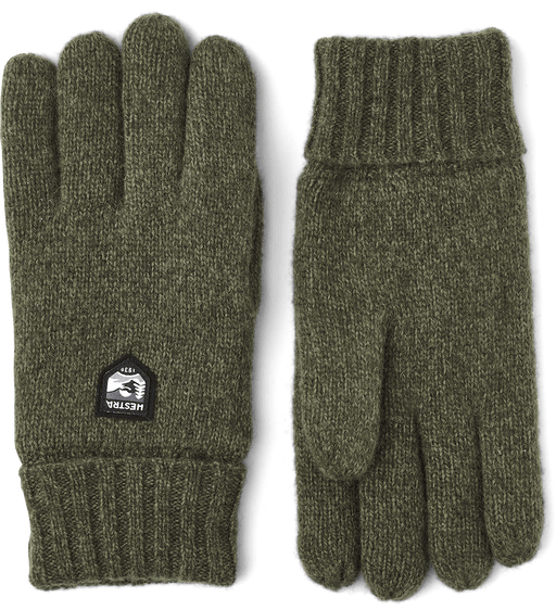Hestra Gloves Basic Wool Glove Olive