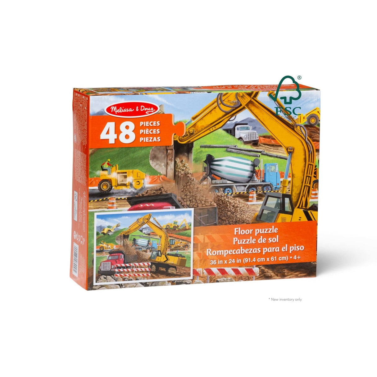 Melissa & Doug Building Site 48pc Floor Puzzle