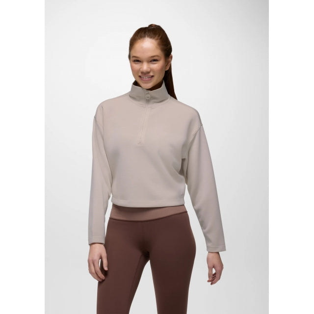 Prana Shea Half Zip Almond