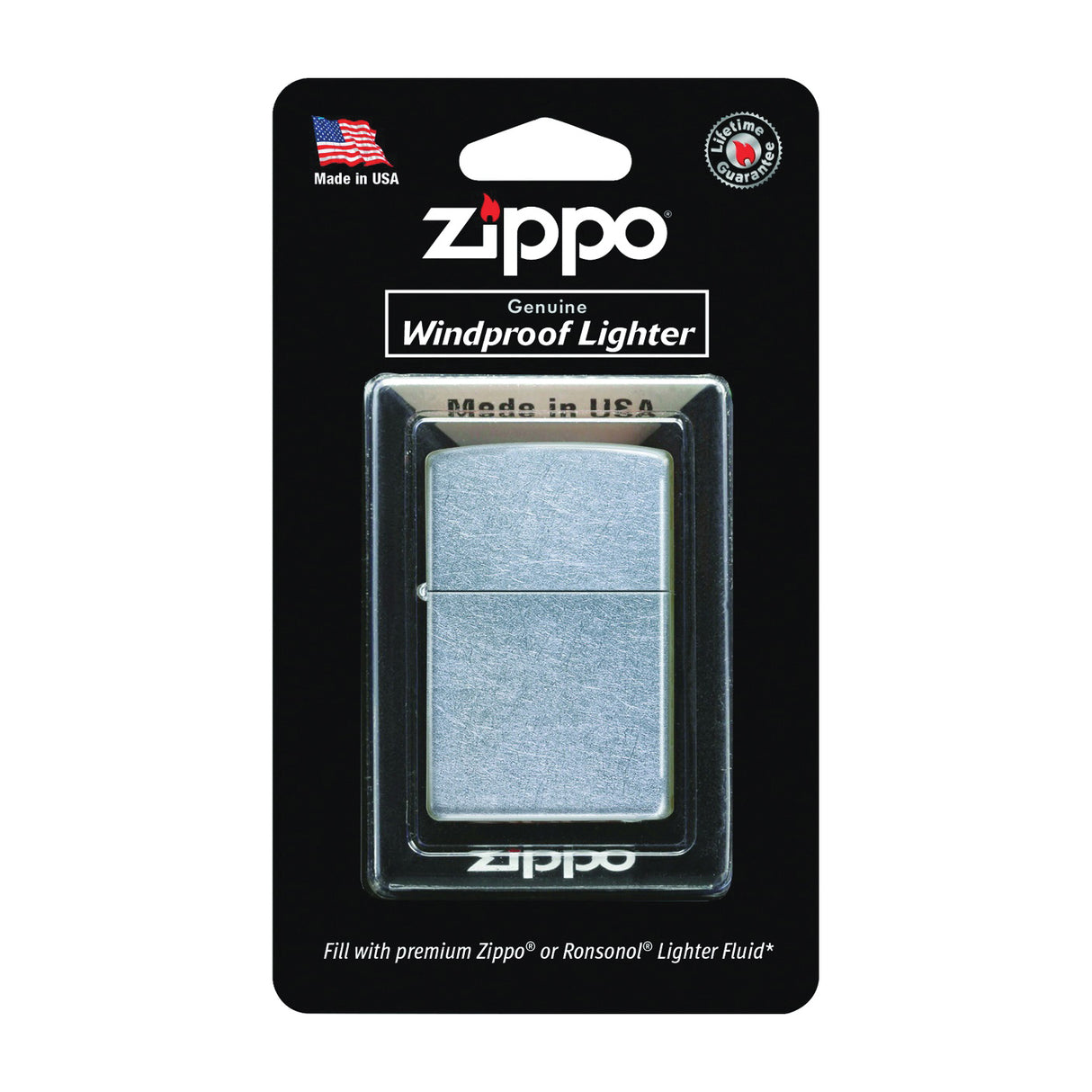 Zippo Pocket Lighter Street chrome