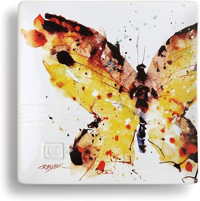 Dean Crouser Swallowtail Butterfly Snack Plate