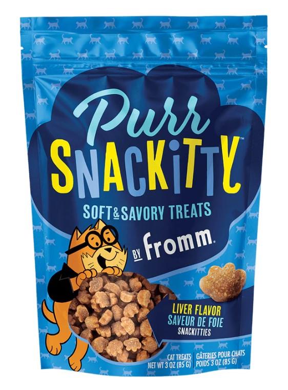 Fromm Family Pet Food Purrsnackitty Liver Flavor Snackitties Cat Treats - 3 oz. Liver