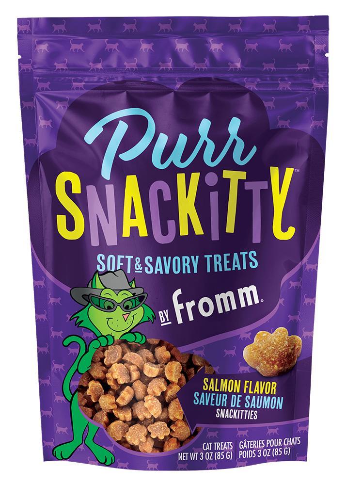 Fromm Family Pet Food Purrsnackitty Salmon Flavor Snackitties Cat Treats - 3 oz. Salmon