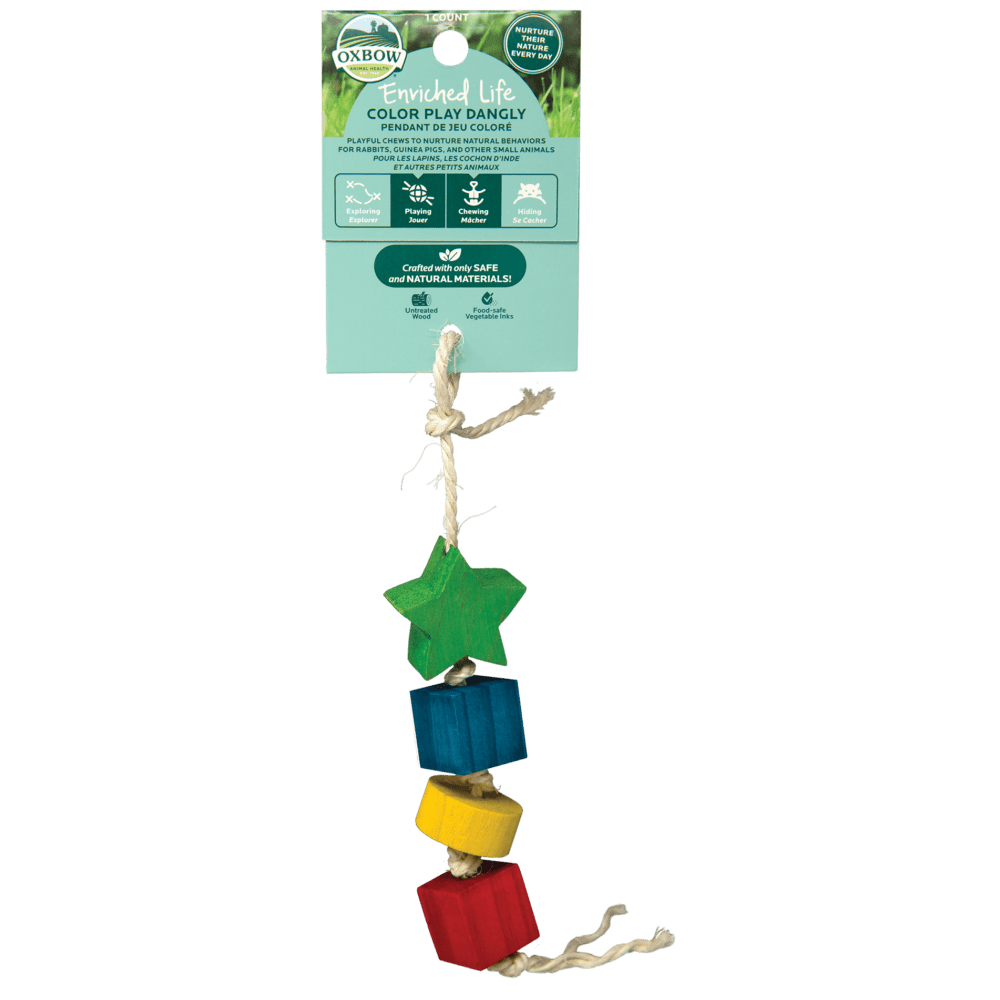 Oxbow Animal Health Enriched Life Color Play Dangly Toy
