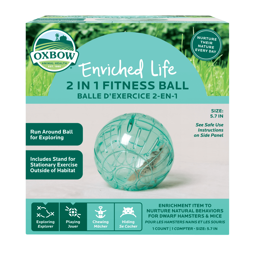 Oxbow Animal Health Enriched Life 2-in-1 Fitness Ball