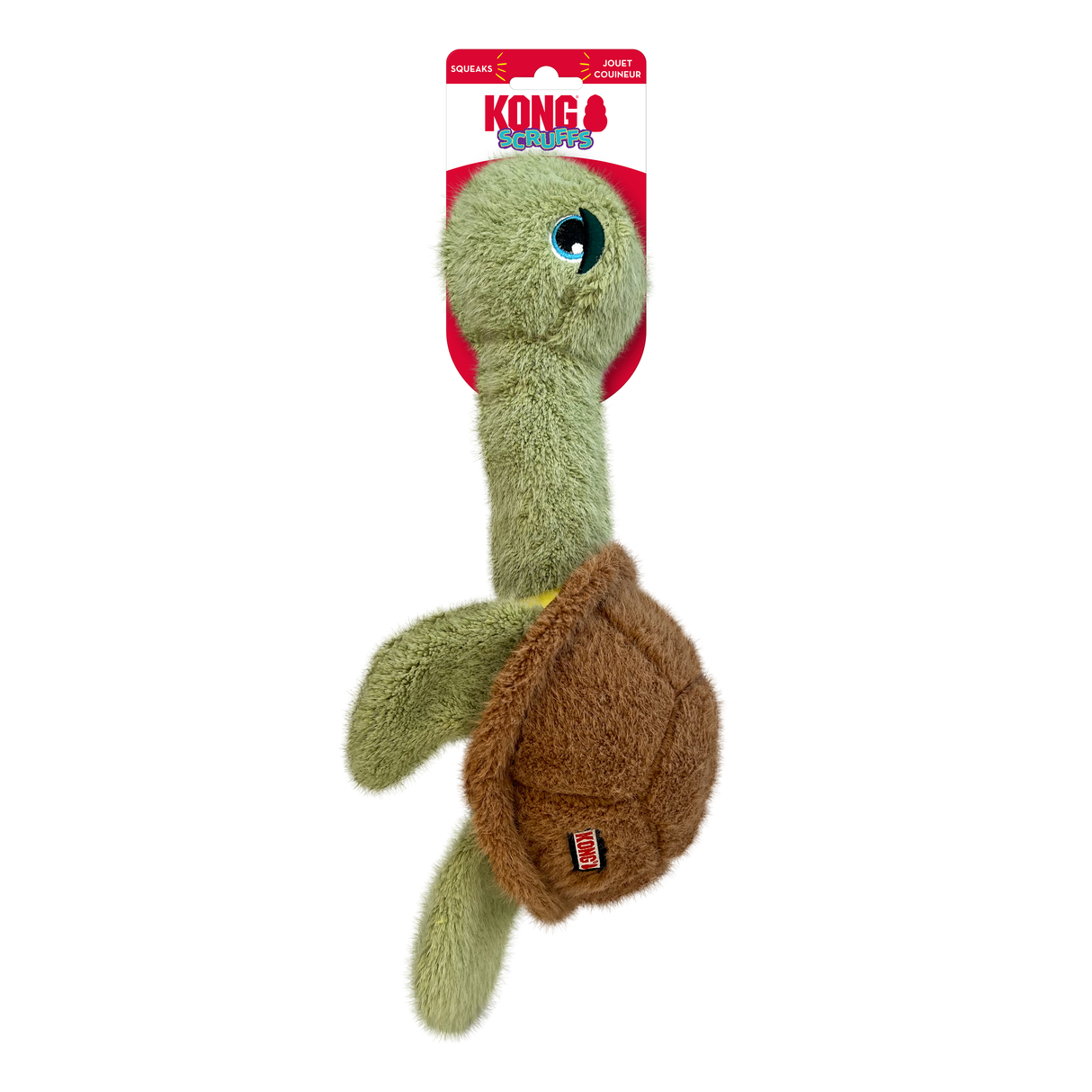 Kong Scruffs Dog Toy - Turtle - Medium / Large Turtle