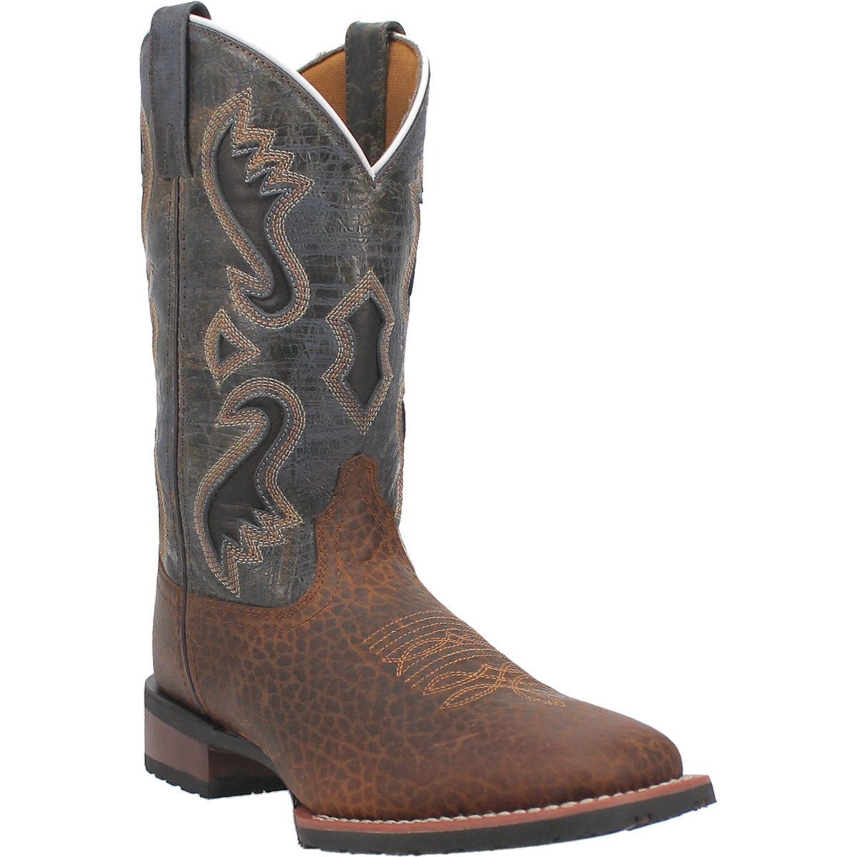 Laredo Western Boots Smoke Creek Leather Boot Denim Brown / / D