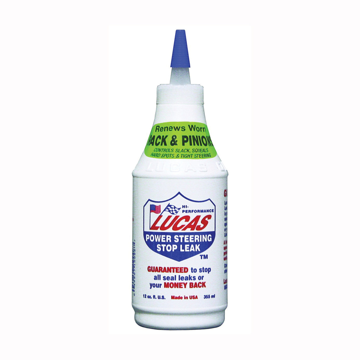 Lucas Oil Power Steering Fluid Light Red 12OZ