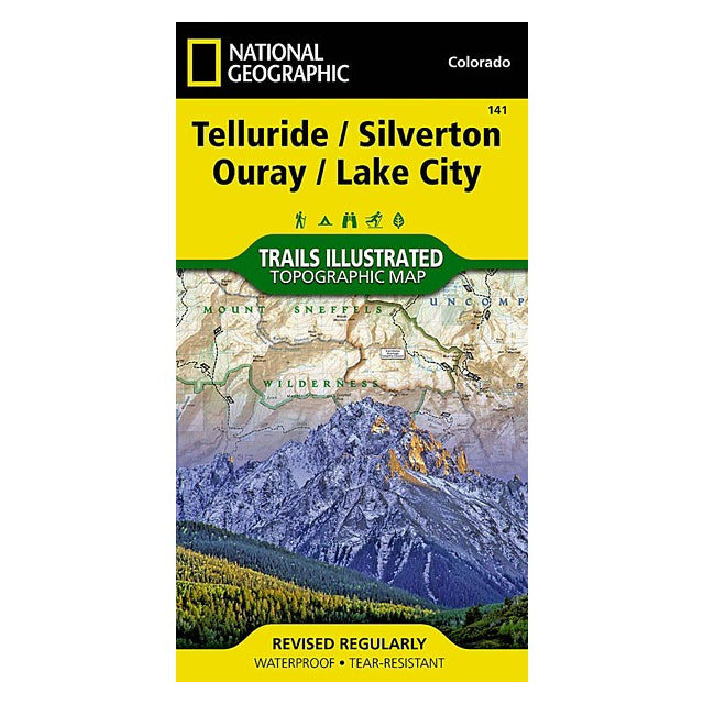 National Geographic Maps Telluride, Silverton, Ouray, Lake City Map