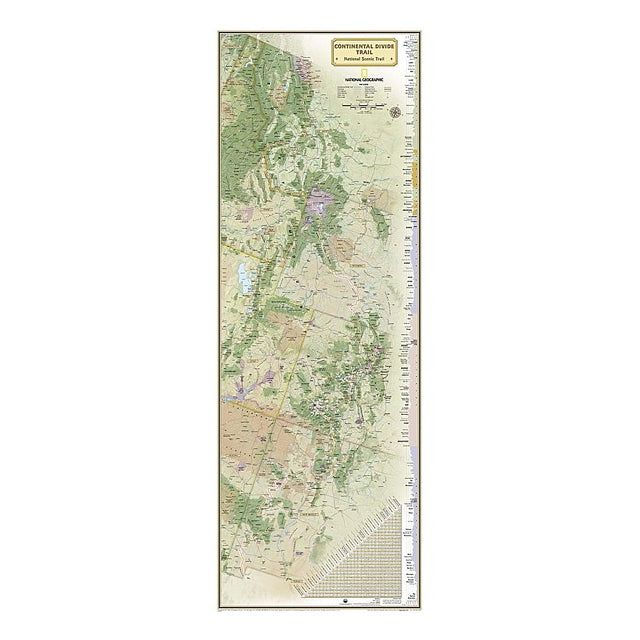 National Geographic Maps Continental Divide Trail Map