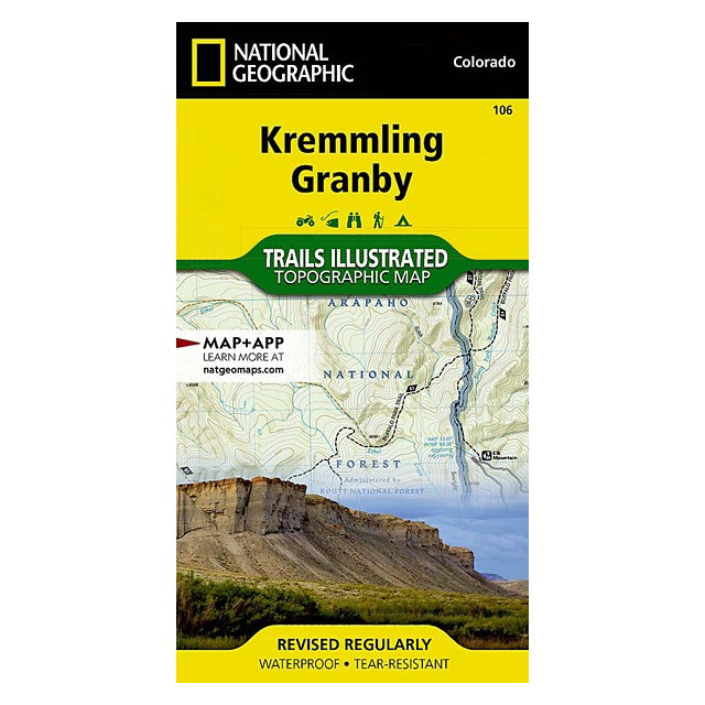 National Geographic Maps Kremmling, Granby Map