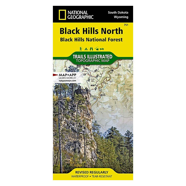 National Geographic Maps Black Hills North Map