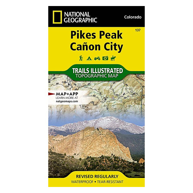 National Geographic Maps Pikes Peak, Cañon City Map