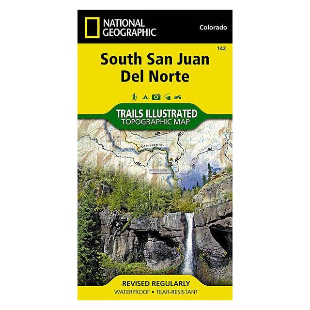 National Geographic Maps South San Juan, Del Norte Map