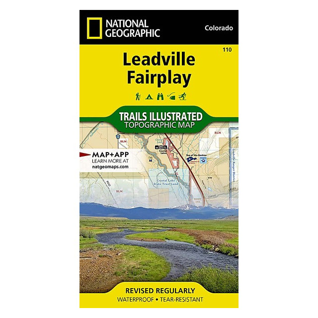 National Geographic Maps Leadville, Fairplay Map