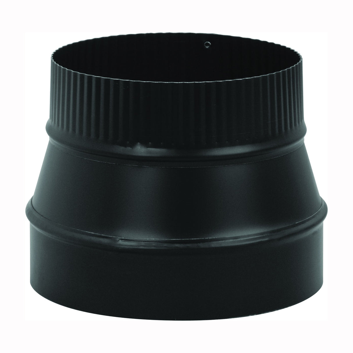 Imperial Stove Pipe Reducer Black / 8X6