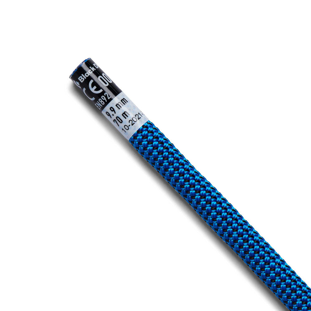 Black Diamond Equipm 9.9 Dynamic Rope 70m Dual Blue Dual Blue