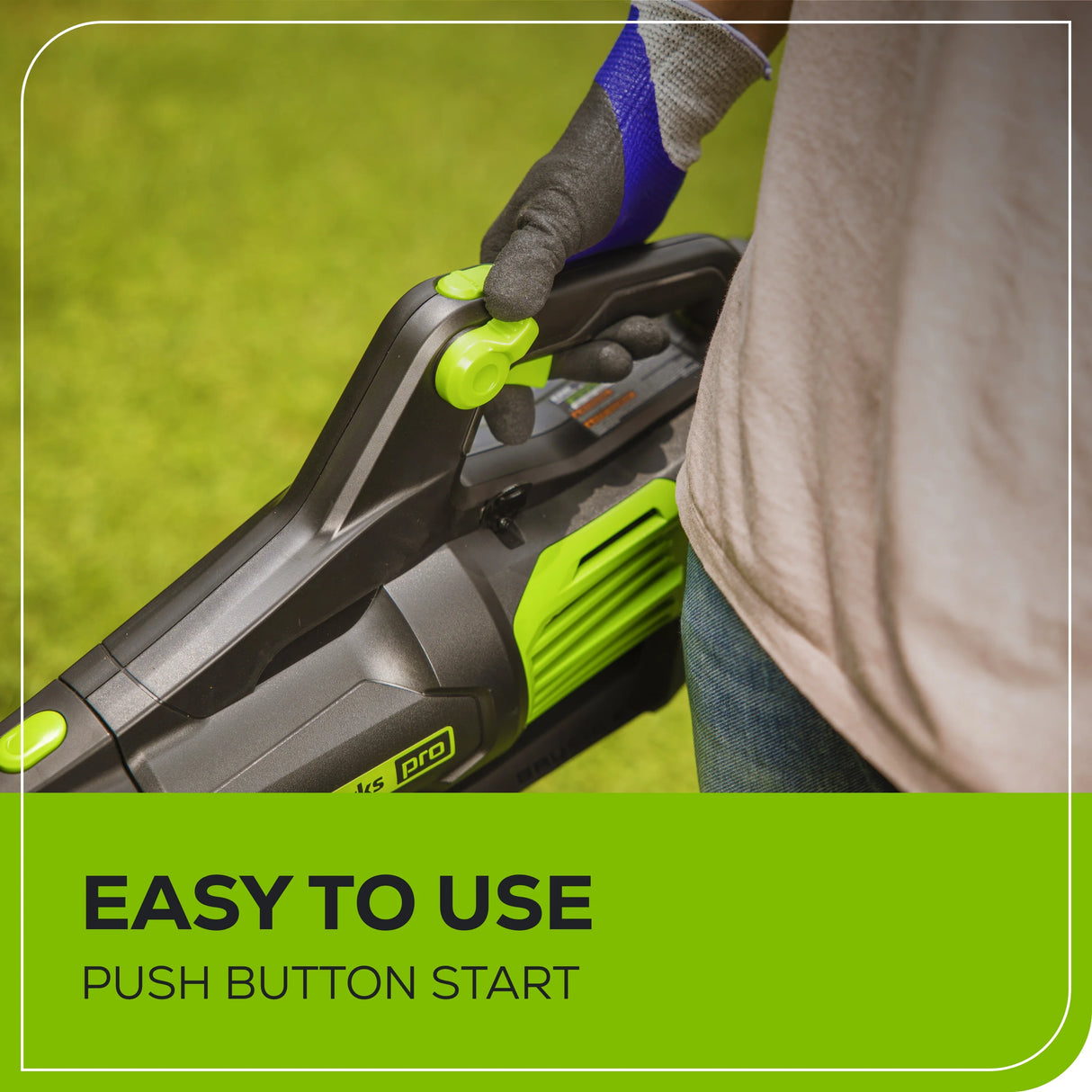 Greenworks 80V 730 CFM Cordless Battery Leaf Blower with 2.5Ah Battery & Rapid Charger