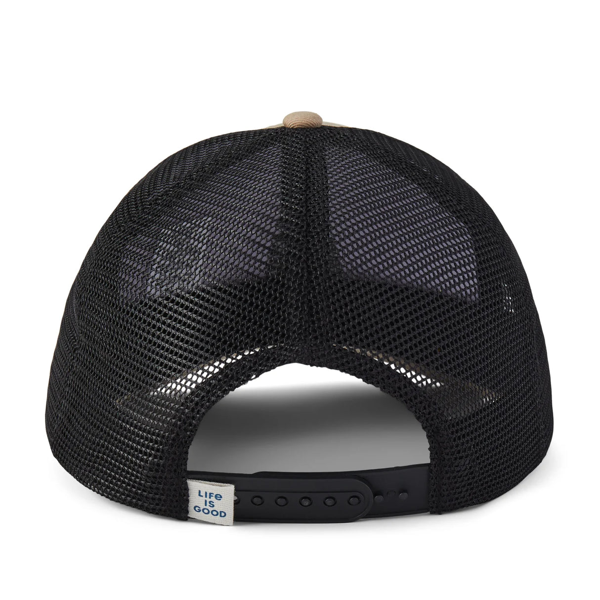 Life Is Good Adult Evergreen Tree Trucker - Tan