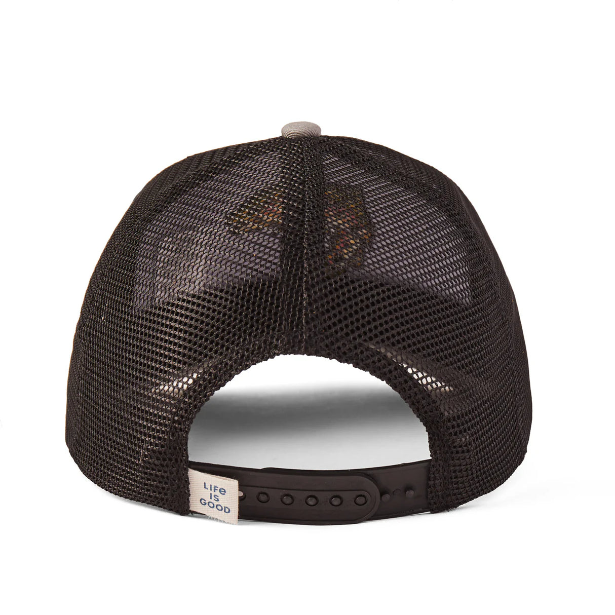 Life Is Good Adult Rainbow Trout Trucker - Slate Gray