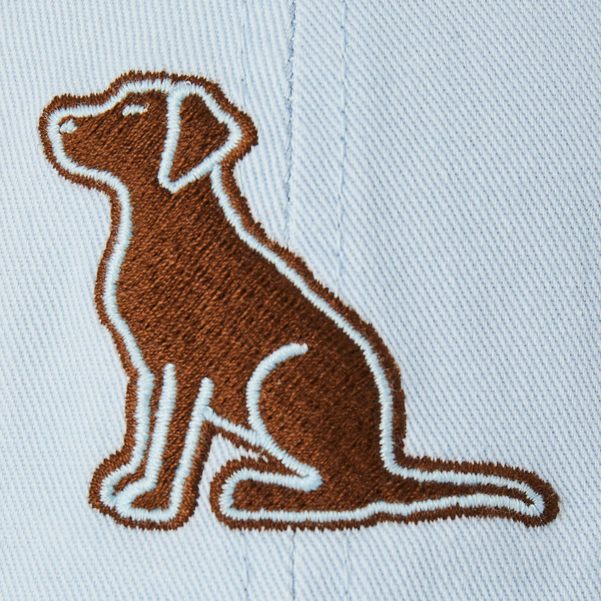 Life Is Good Adult Vintage Sitting Dog Chill Cap - Glacier Blue