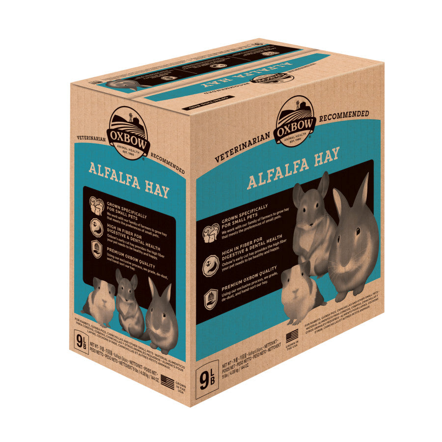 Oxbow Animal Health Alfalfa Hay - (15oz / 9lbs)