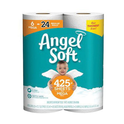 Angel Soft Toilet Paper 6PK