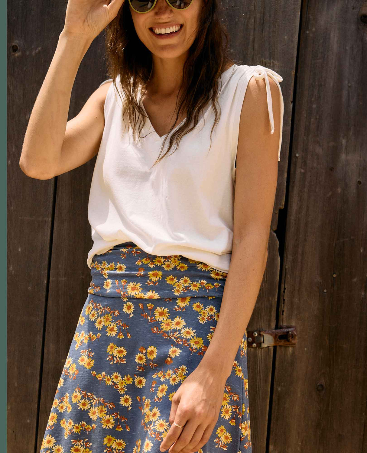 Toad & Co Anza Cinch Tank - Egret