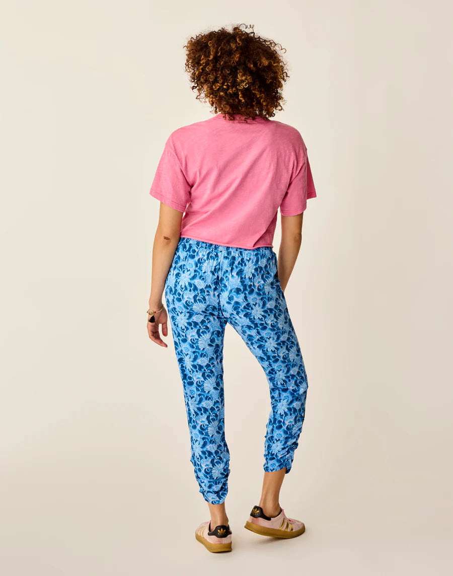 Carve Designs Avery Beach Pant - Navy Floral