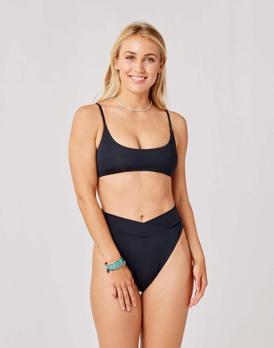 Carve Designs Mae Swim Bottom - Black Black